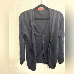 Navy Blue Elle Homme Wool Sweater